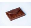 Kožená peňaženka EXENTRI MULTIWALLET oriešková, RFID block