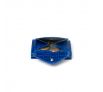 Kožená peňaženka EXENTRI MULTIWALLET kajman modrá, RFID block