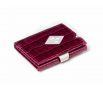 Kožená peňaženka EXENTRI MULTIWALLET kajman fialová, RFID block