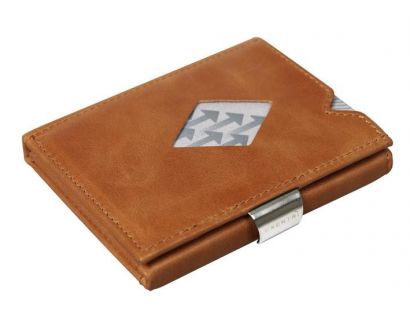 Kožená peňaženka EXENTRI koňaková RFID block