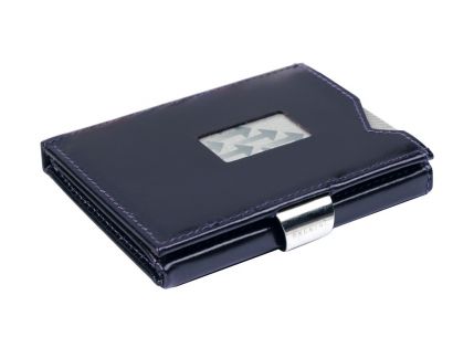 Kožená peňaženka EXENTRI tmavopurpurová